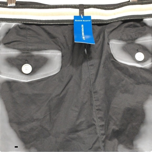 Karen Scott- Bermuda short plus size20, roll up with included reversible belt - Picture 5 of 6